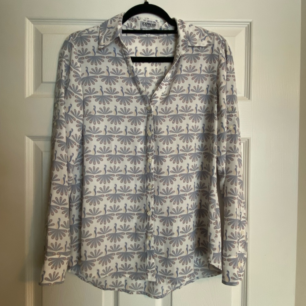 Express Peacock Blouse